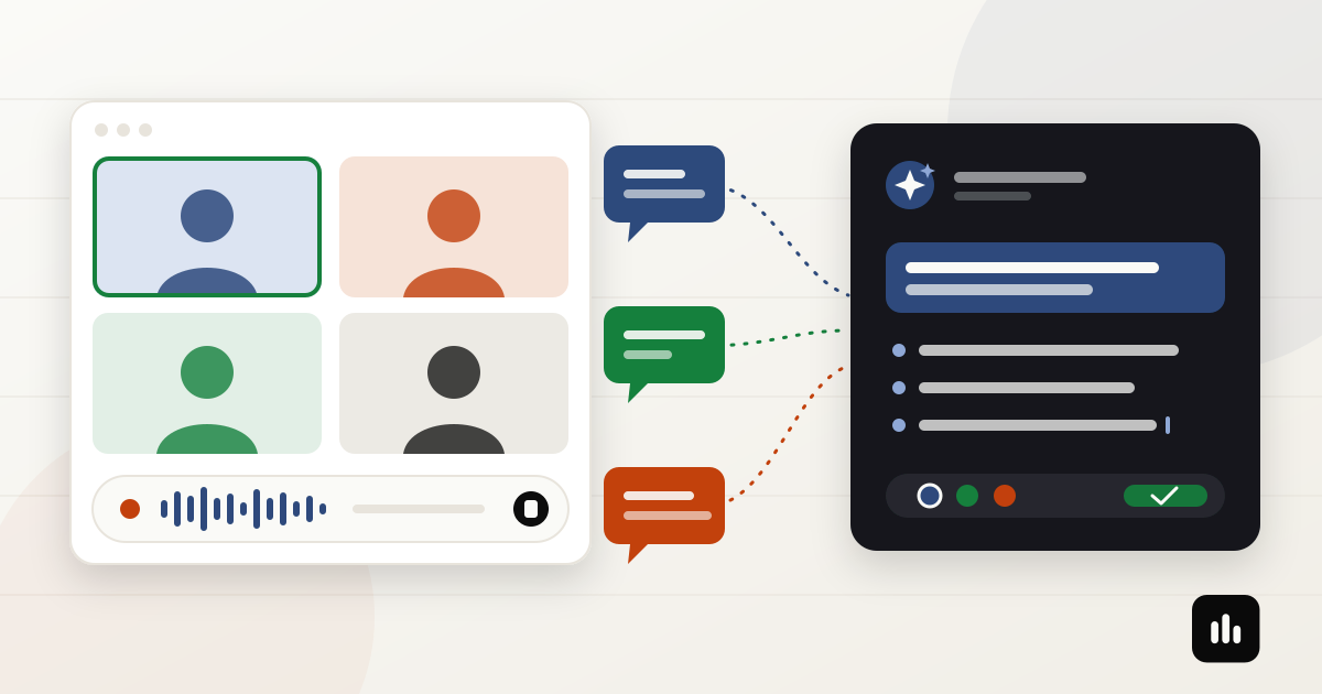 AI meeting copilot: real-time answers in English, Portuguese and Spanish